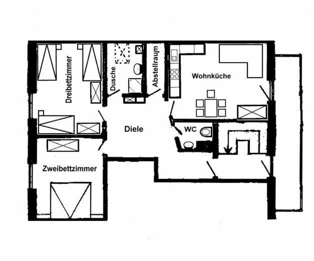 Ellzee Ferienhaus Guenztal, Fam. Botzenhart מראה חיצוני תמונה